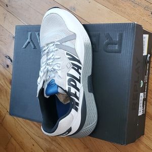 REPLAY SHOES FOR MEN 👞 SIZE 8 COLOR WHITE AND BLUE